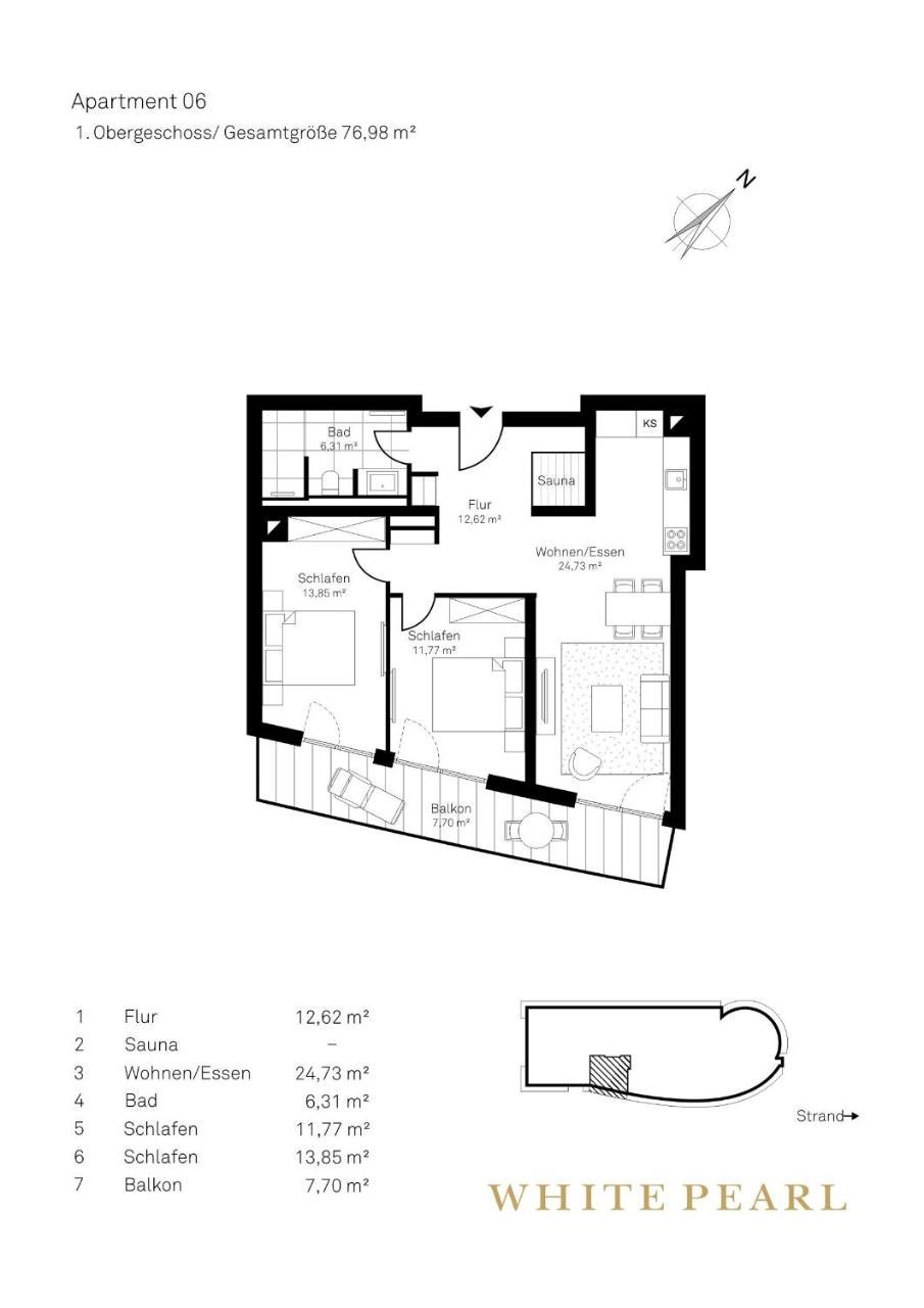 White Pearl Apartment 1.06 Timmendorfer Strand Buitenkant foto